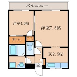 エンタープライスマンションの物件間取画像